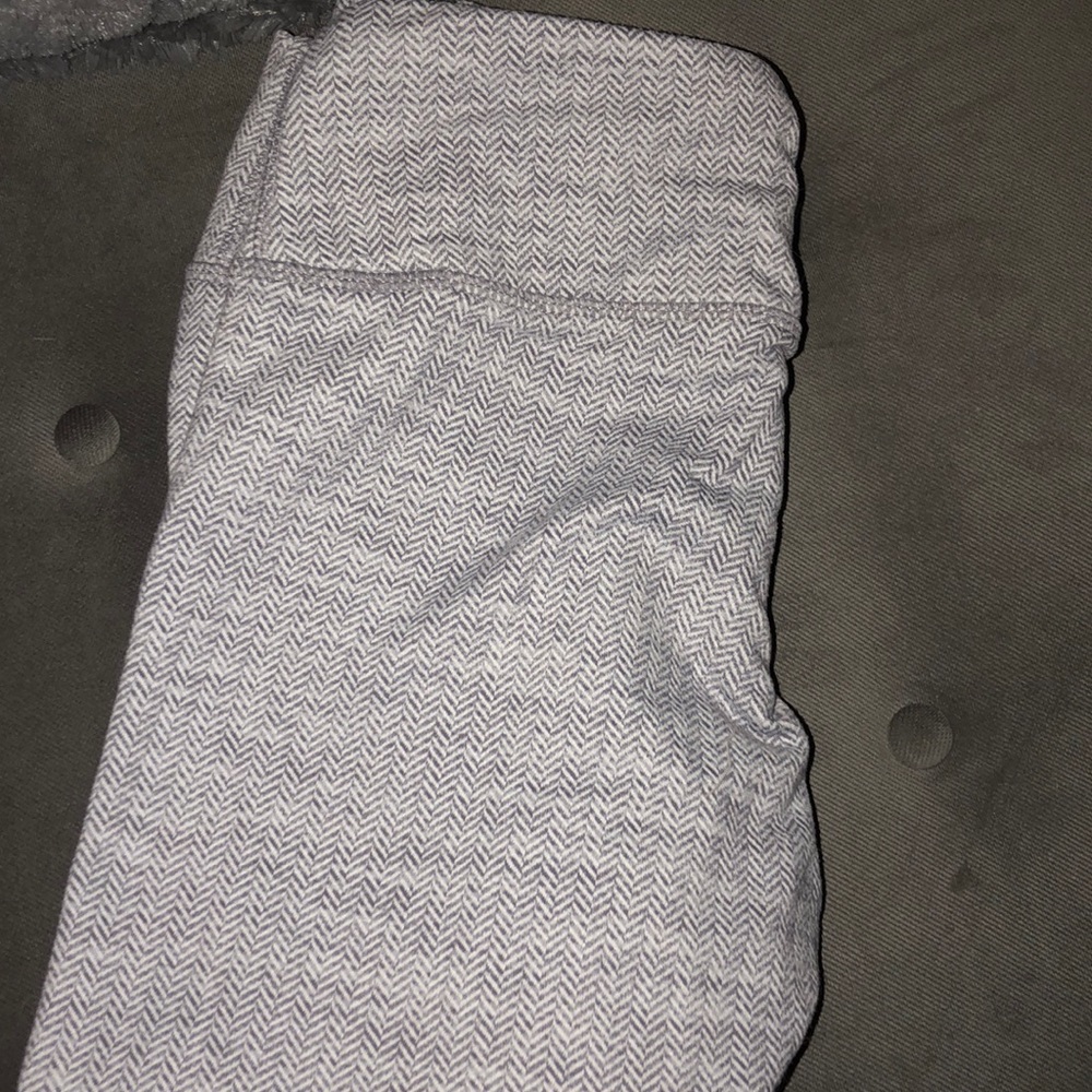 White & Gray Leggings